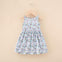 JF Sky Blue Printed Frock FD6089B